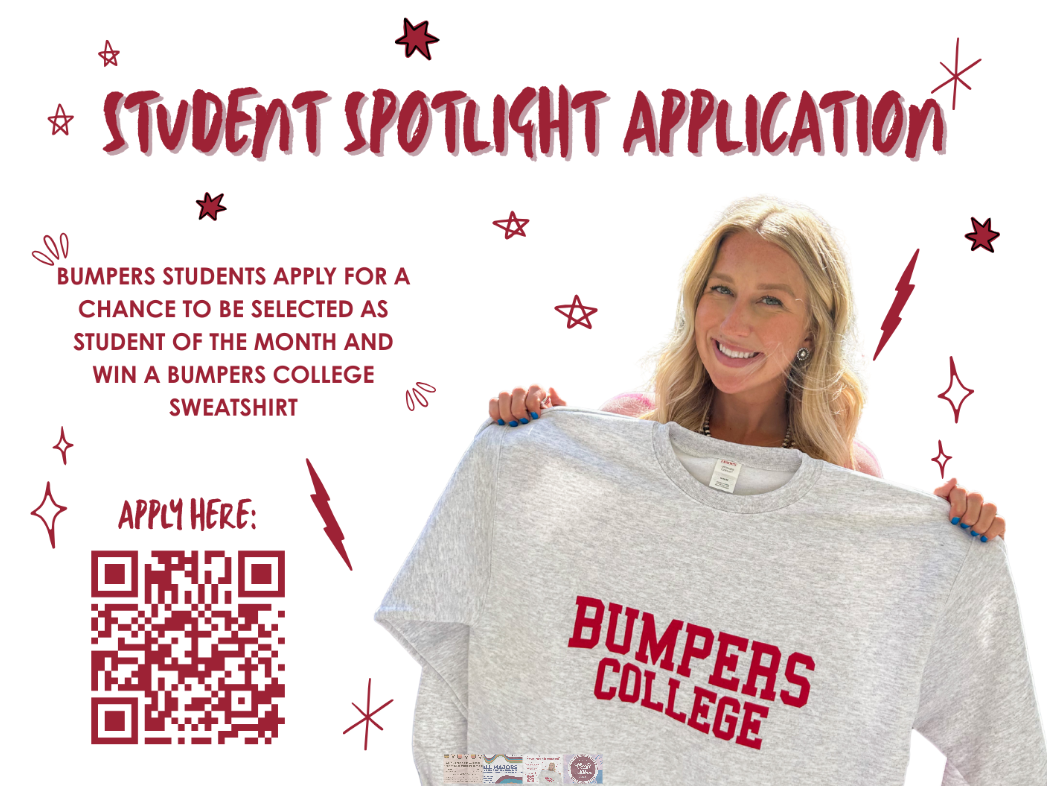 Student Spotlight Application. Click image for more information!
