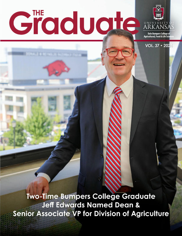  Front cover of the Bumpers College Graduate magazine 2024 issue.