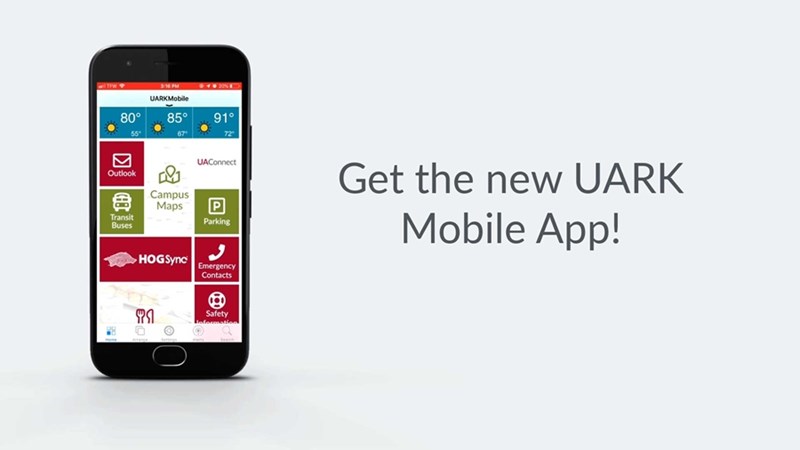 uark mobile app graphic